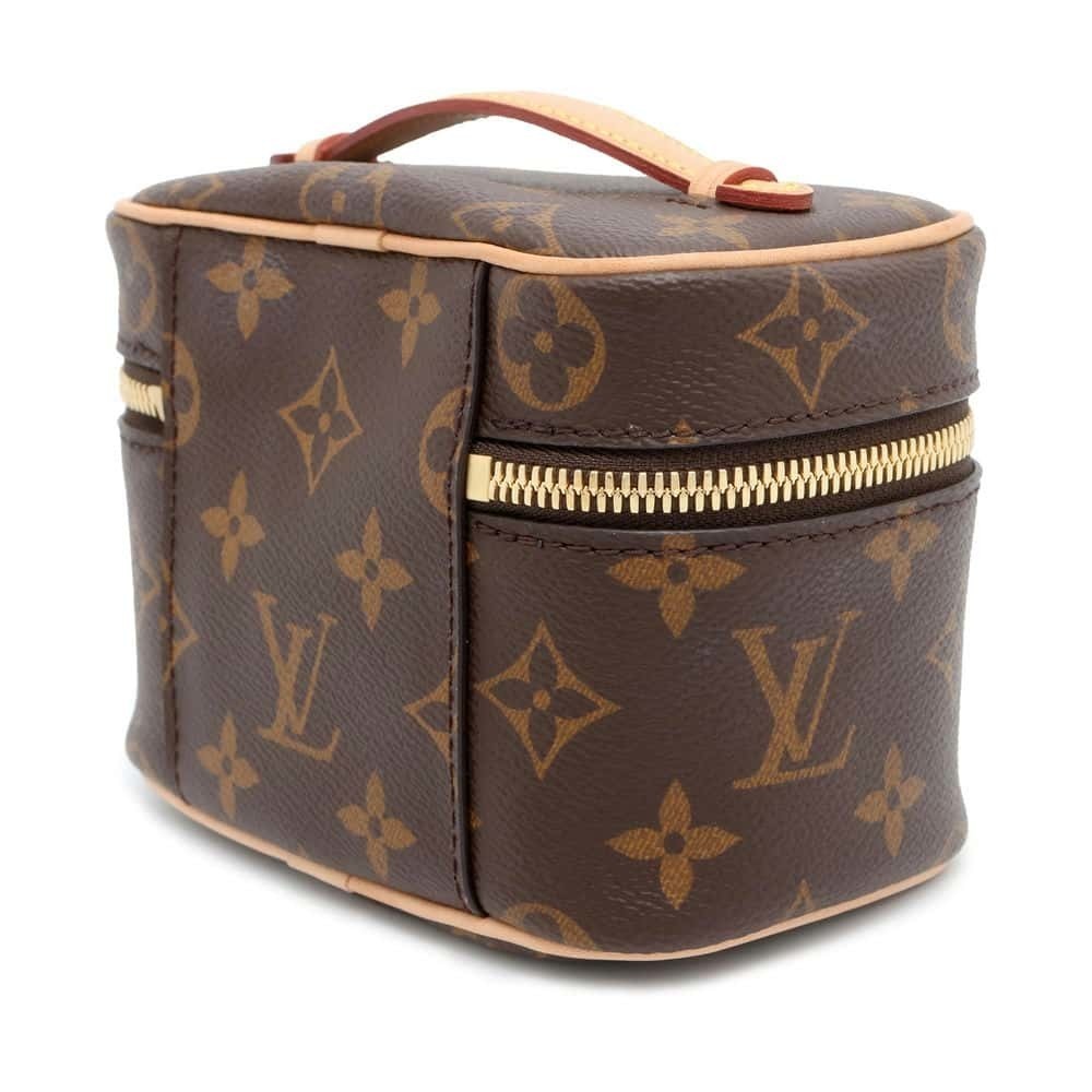 Louis Vuitton Monogram Nice Nano Vanity Bag Black - Picture 2 of 12